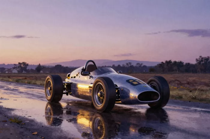 Dusk Pitlane