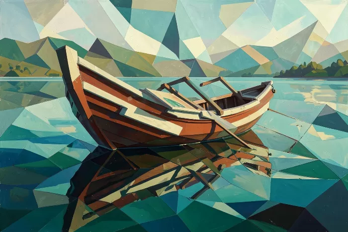 Cubist Skiff