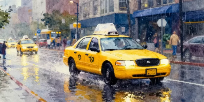 Rainy Taxi