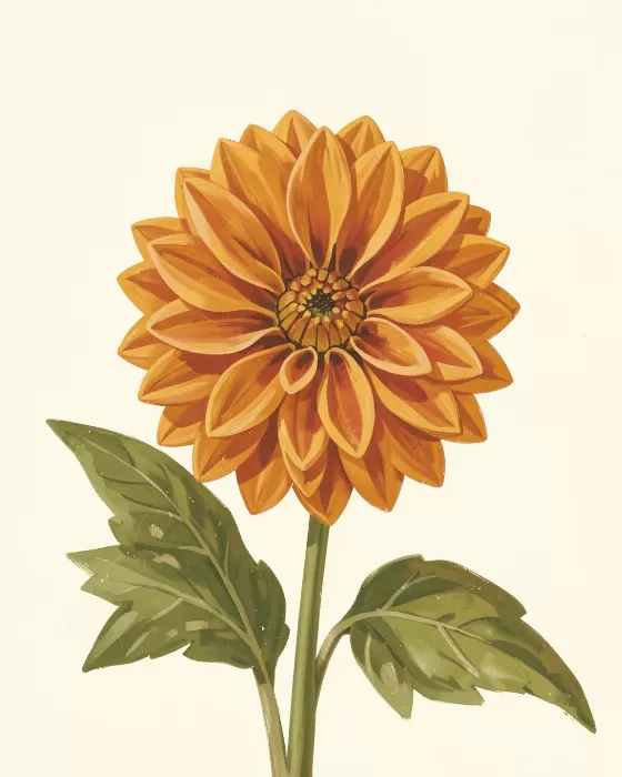 Mustard Dahlia