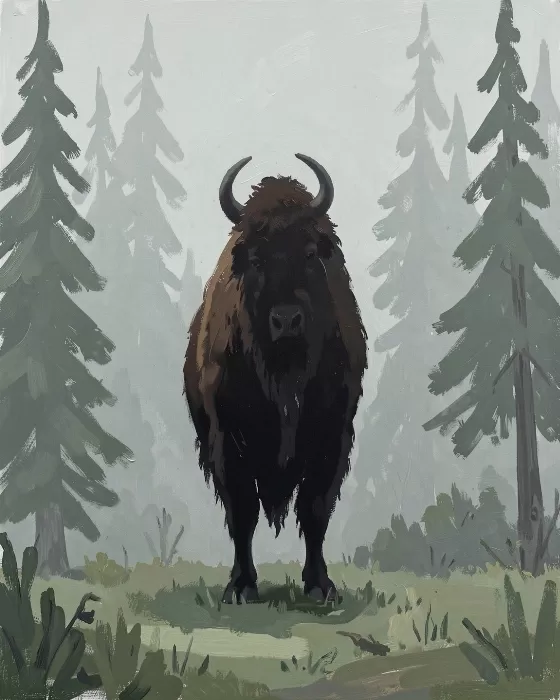 Misty Bison