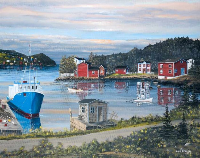 Quiet Autumn - Newfoundland art print