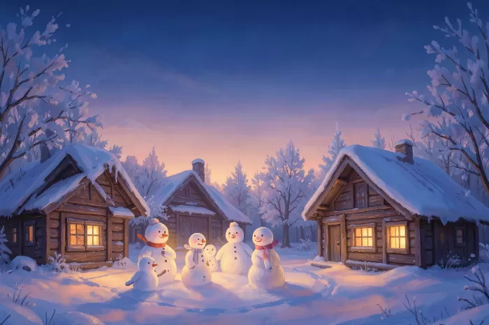 Frosted Cabins