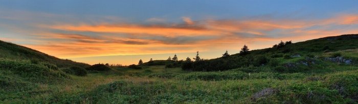 Sunset over the Barrens - Newfoundland art print