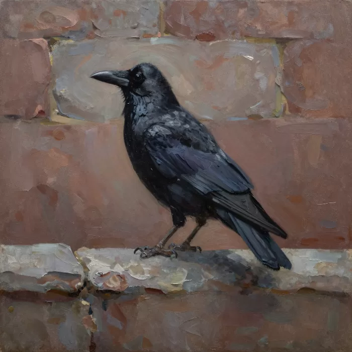 Watchful Crow