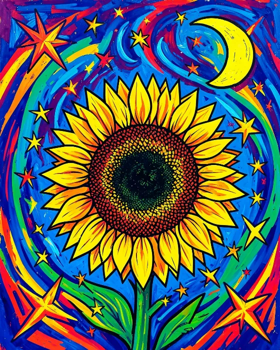 Starry Sunflower