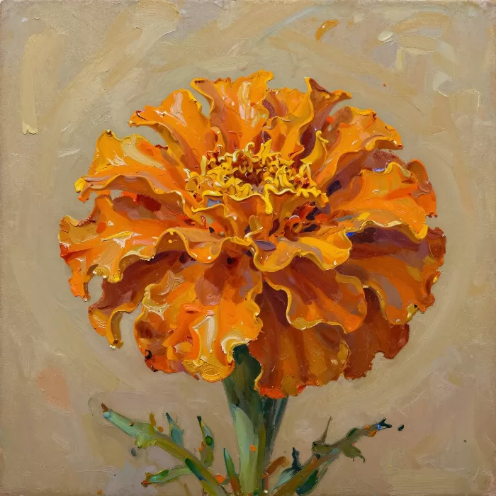 Sunlit Marigold