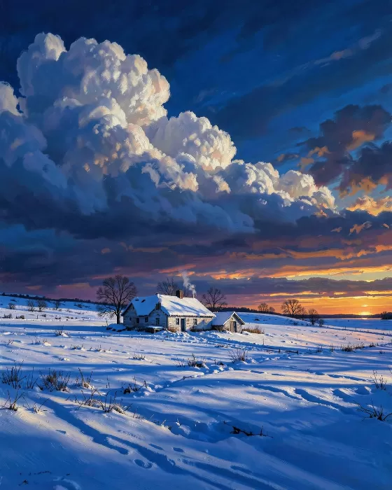 Prairie Snowfield