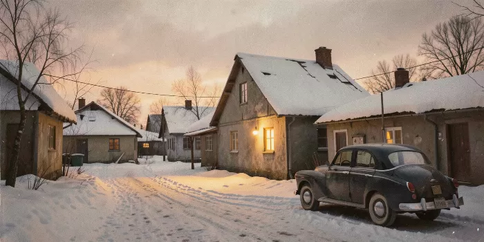Snowy Dusk