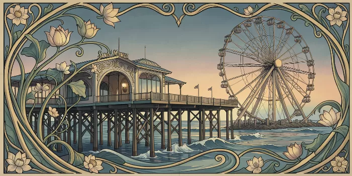 Pier In Bloom