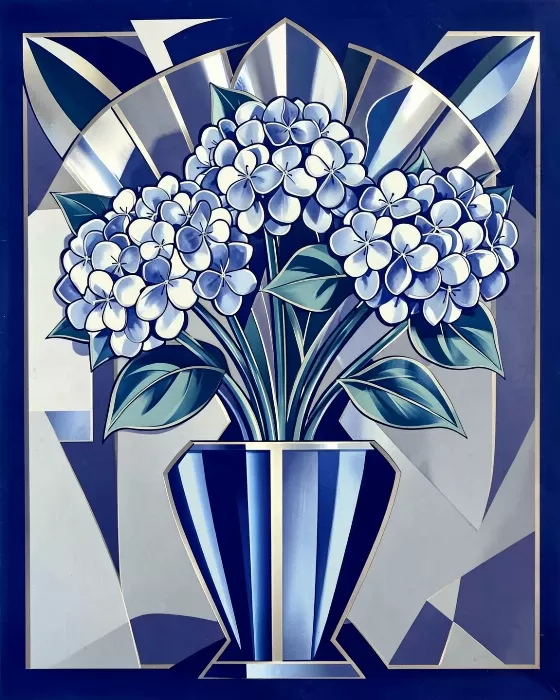 Geometric Hydrangeas