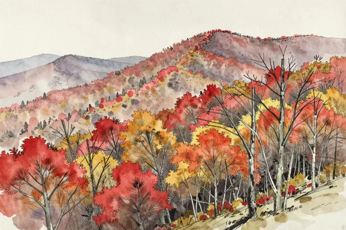Smoky Hillside