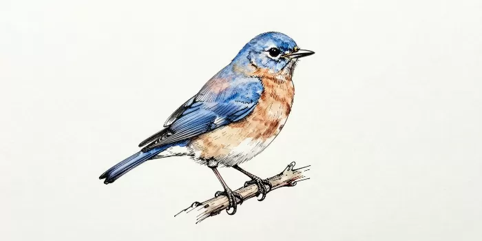 Ink Bluebird