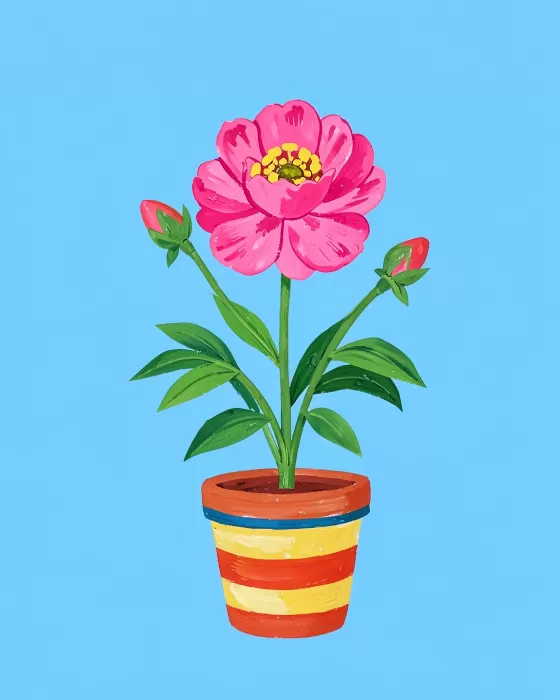 Bright Peony