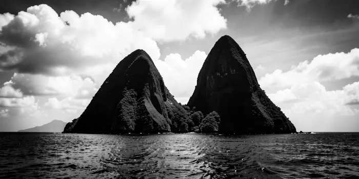 St Lucia Pitons