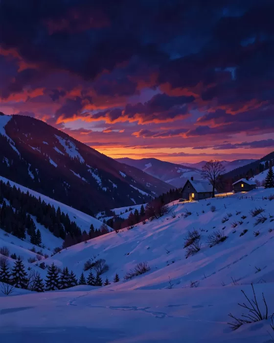 Snowy Ridge
