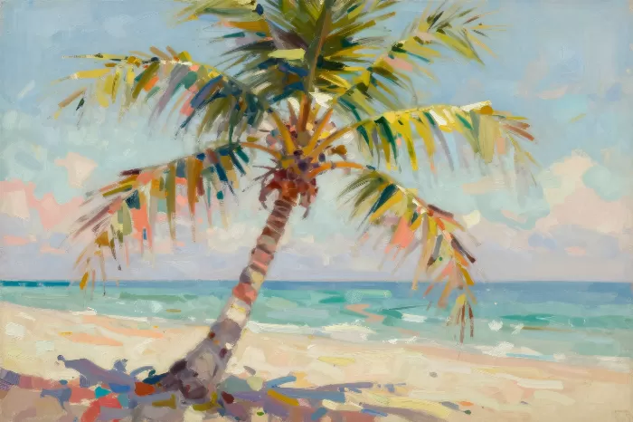 Shimmering Palm