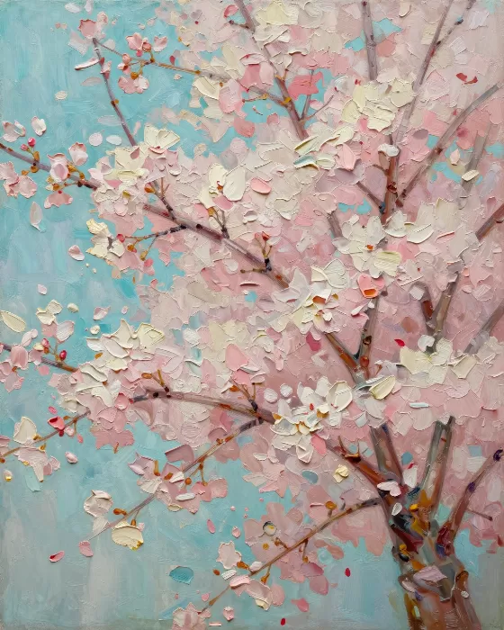 Turquoise Blossoms