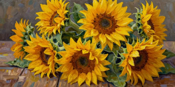 Rustic Sunflowers