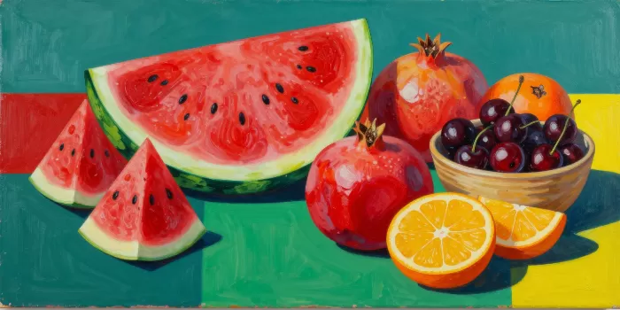 Pomegranate Fan