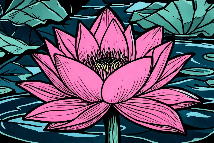 Carved Lotus