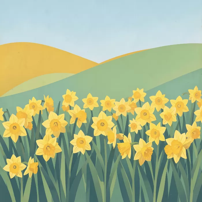Daffodil Hillside