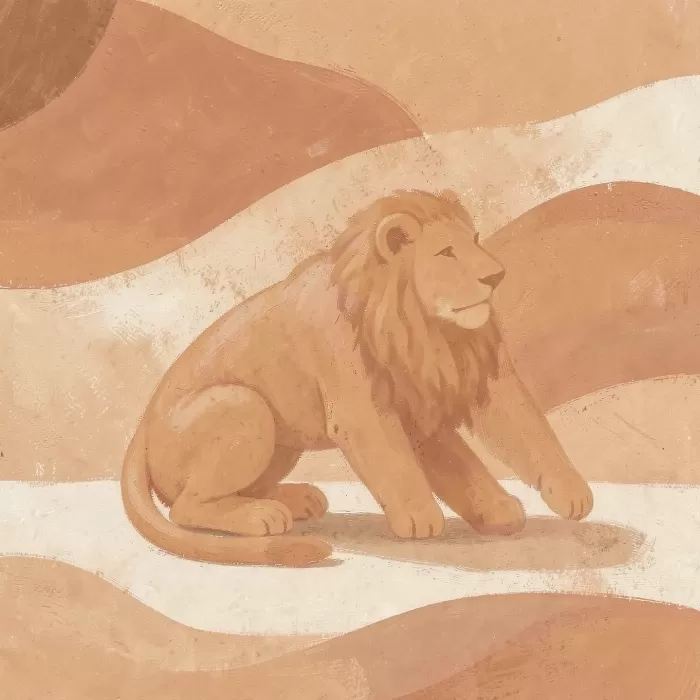 Terracotta Lion