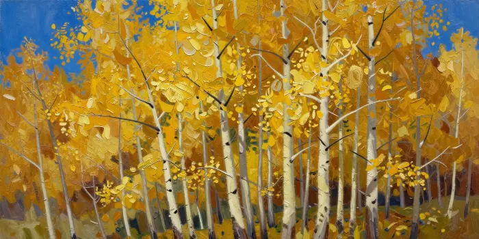 Blue Sky Aspens
