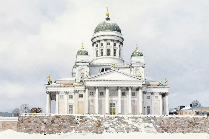 Snowy Helsinki
