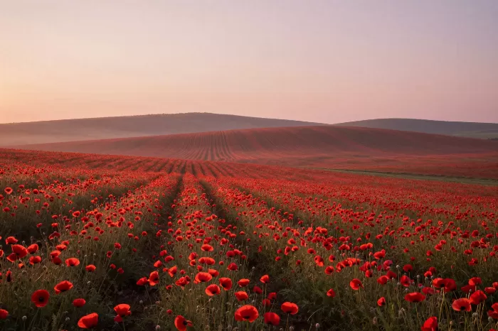 Evening Poppies
