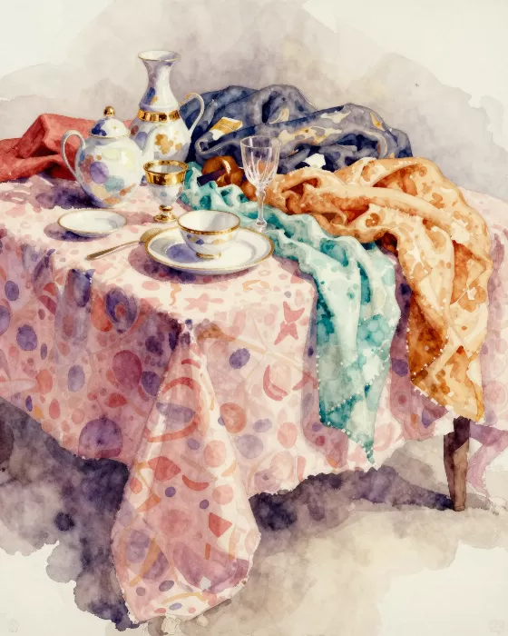 Draped Table