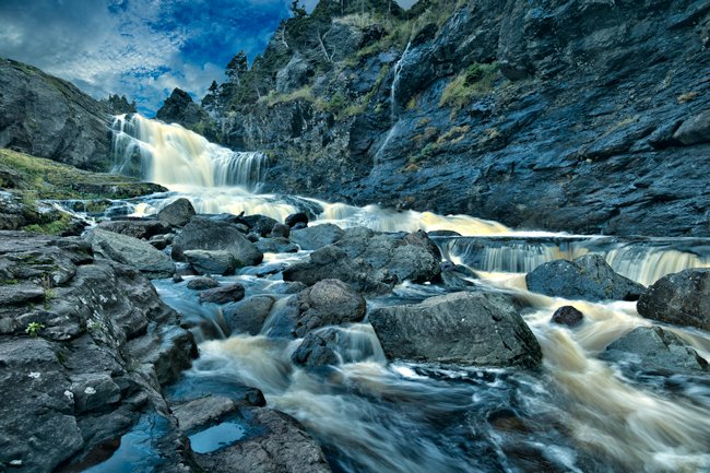A Falls Delight - Newfoundland art print