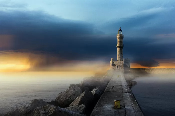 Eerie lighthouse