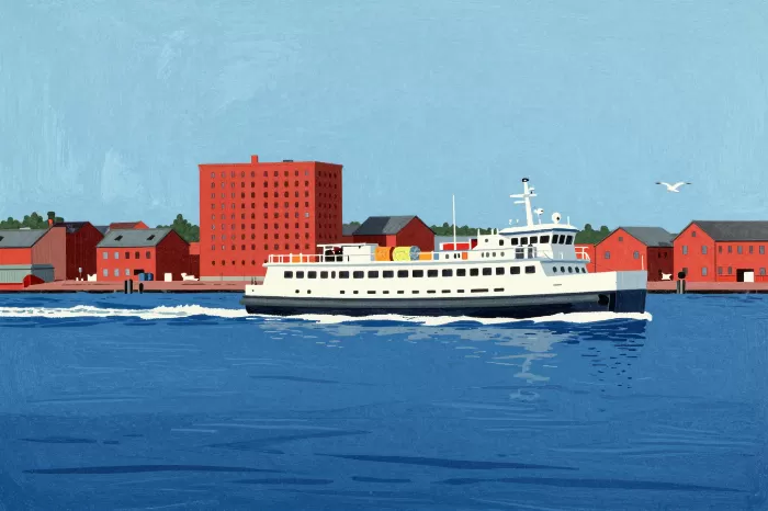 Ferry Wake