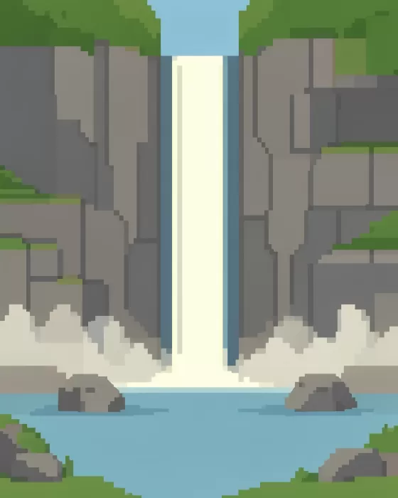 Pixel Falls