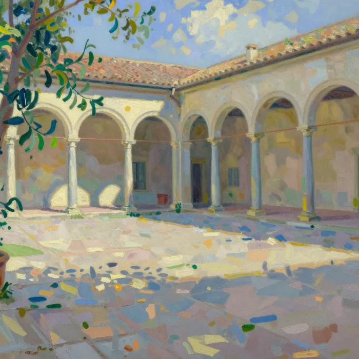 Sunlit Colonnades