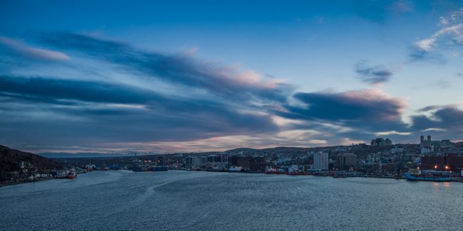 St John's Blue 2 - Newfoundland art print