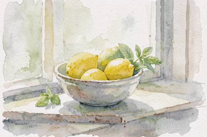 Mint And Yellow
