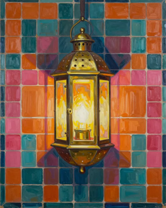 Zellige Lantern