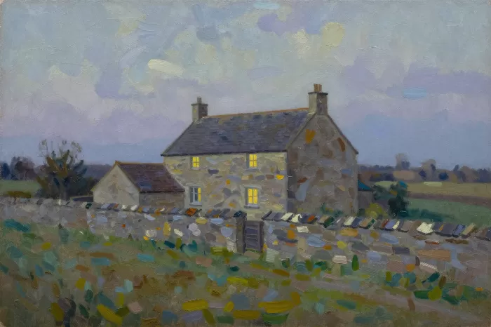 Dusk Farmhouse