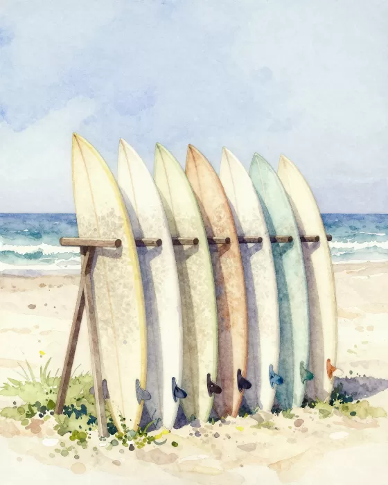 Seaside Surf Rack