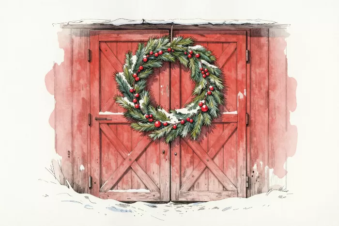 Barn Wreath