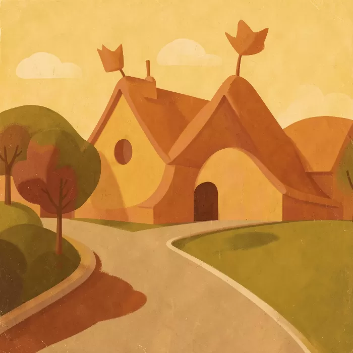 Curving Farmstead