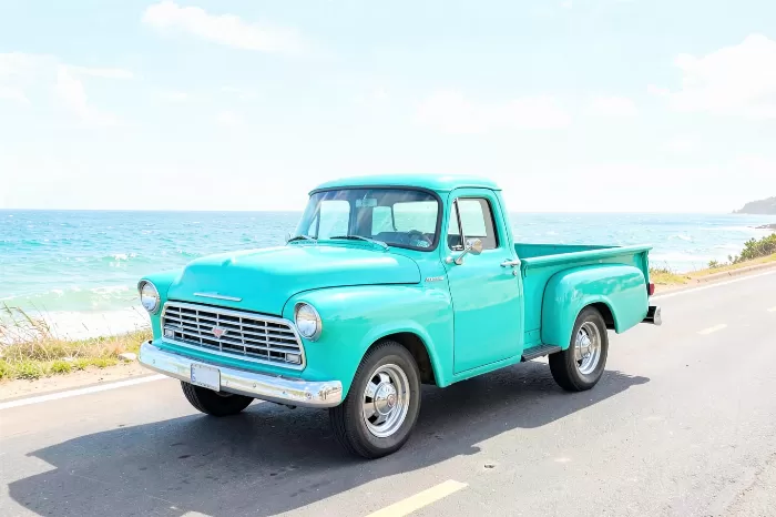Turquoise Pickup
