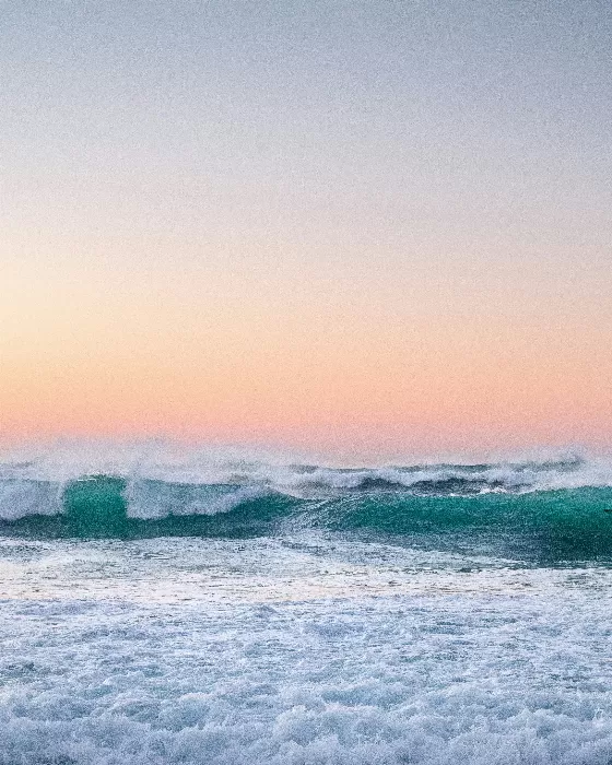 Peach Waves