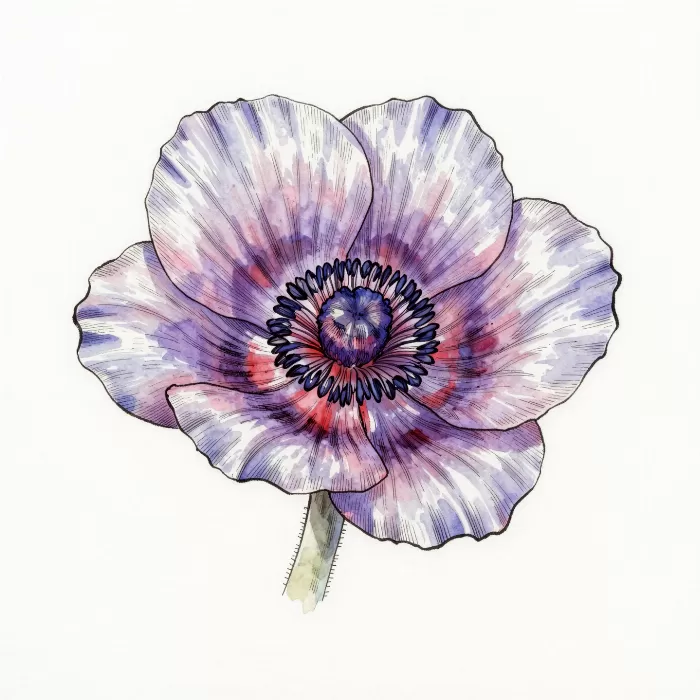 Violet Anemone