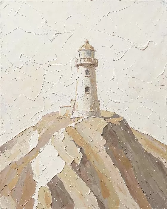 Cream Lighthouse