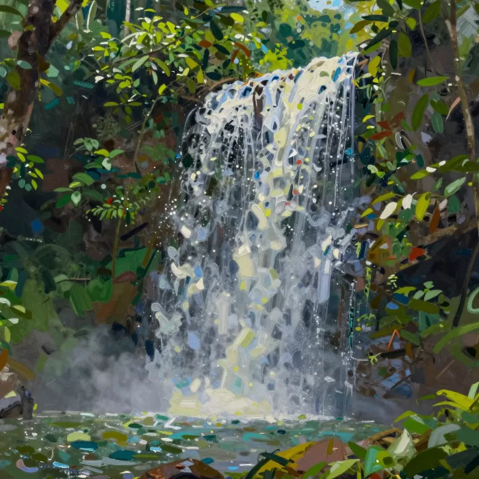 Verdant Waterfall