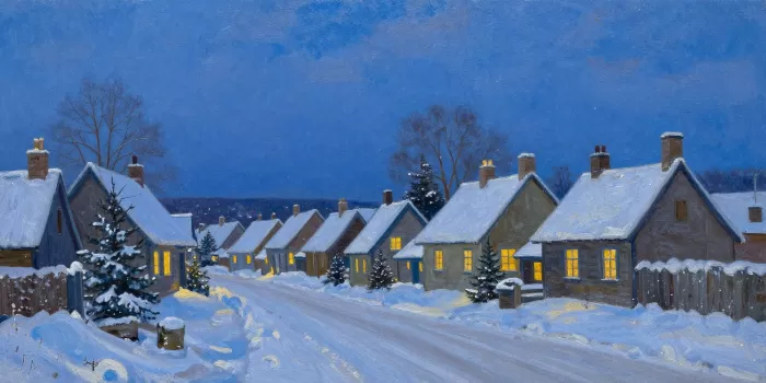 Snowy Lane