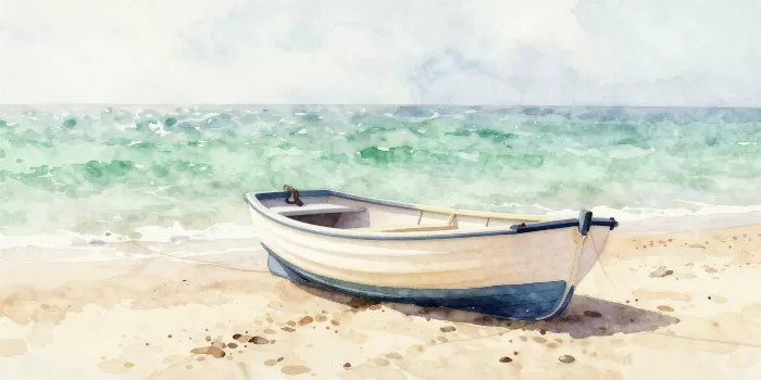 Seafoam Rowboat